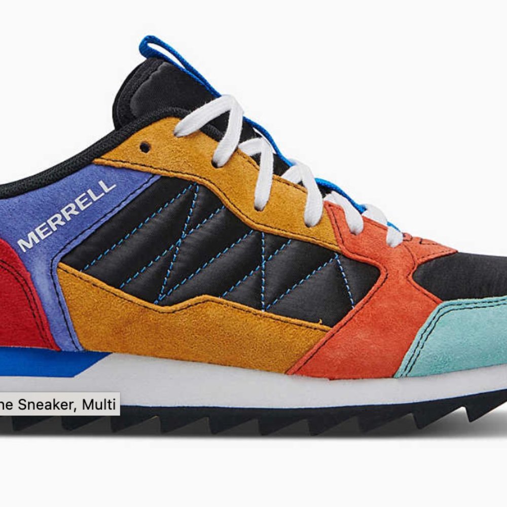 Merrell Women's multicolored Alpine sneakers -- size 8